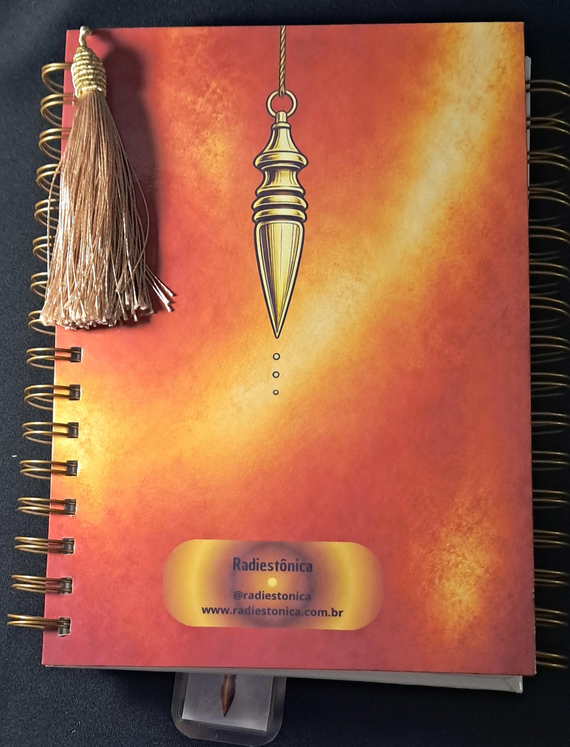 Capa do lado B do caderno A5